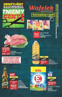 Wafelek - gazetka promocyjna Gazetka od poniedziałku 04.05 do soboty 16.05