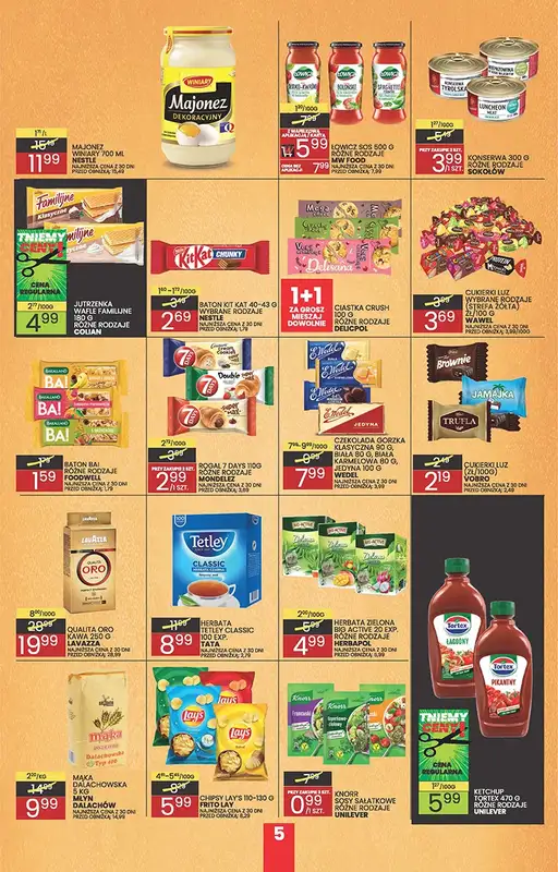 Wafelek - gazetka promocyjna Gazetka od poniedziałku 04.05 do soboty 16.05 - strona 5