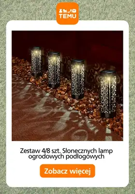 Temu - gazetka promocyjna Oświetlenie do ogrodu od piątku 01.05  - strona 8