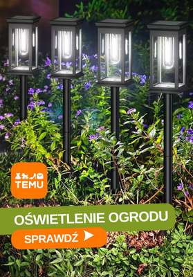 Temu - gazetka promocyjna Oświetlenie do ogrodu od piątku 01.05 