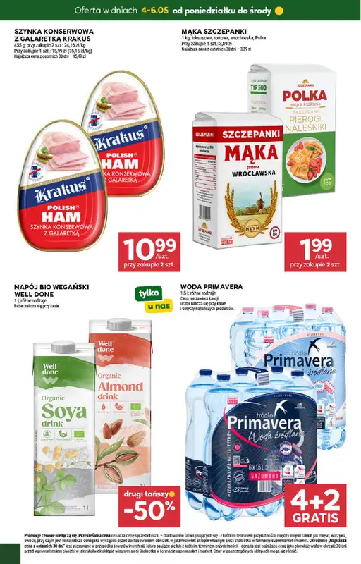 Stokrotka - gazetka promocyjna Hity na start od poniedziałku 04.05 do środy 06.05 - strona 2