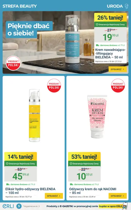 ERLI - gazetka promocyjna Codzienne zakupy do -70% z ERLI! od poniedziałku 04.05 do niedzieli 10.05 - strona 5
