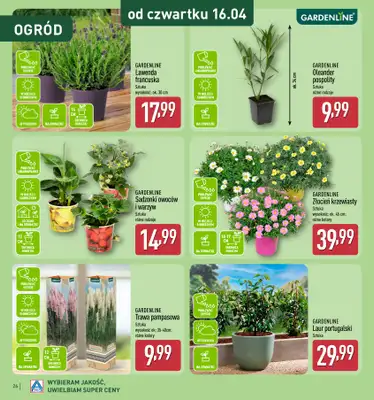 Aldi - gazetka promocyjna Katalog ogrodowy Aldi! od środy 25.02 do soboty 09.05 - strona 26