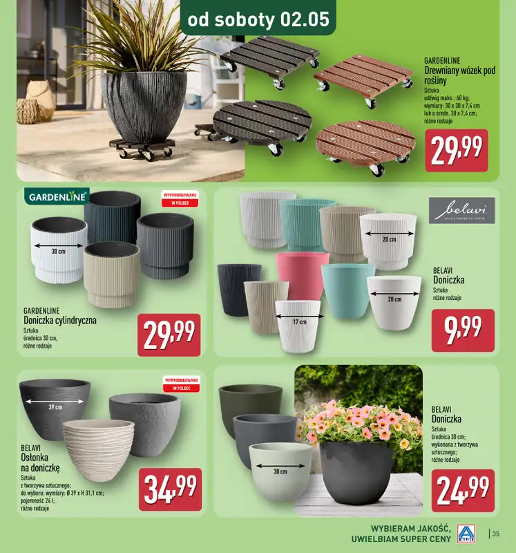 Aldi - gazetka promocyjna Katalog ogrodowy Aldi! od środy 25.02 do soboty 16.05 - strona 35