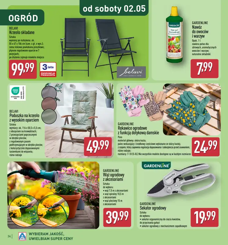 Aldi - gazetka promocyjna Katalog ogrodowy Aldi! od środy 25.02 do soboty 16.05 - strona 34
