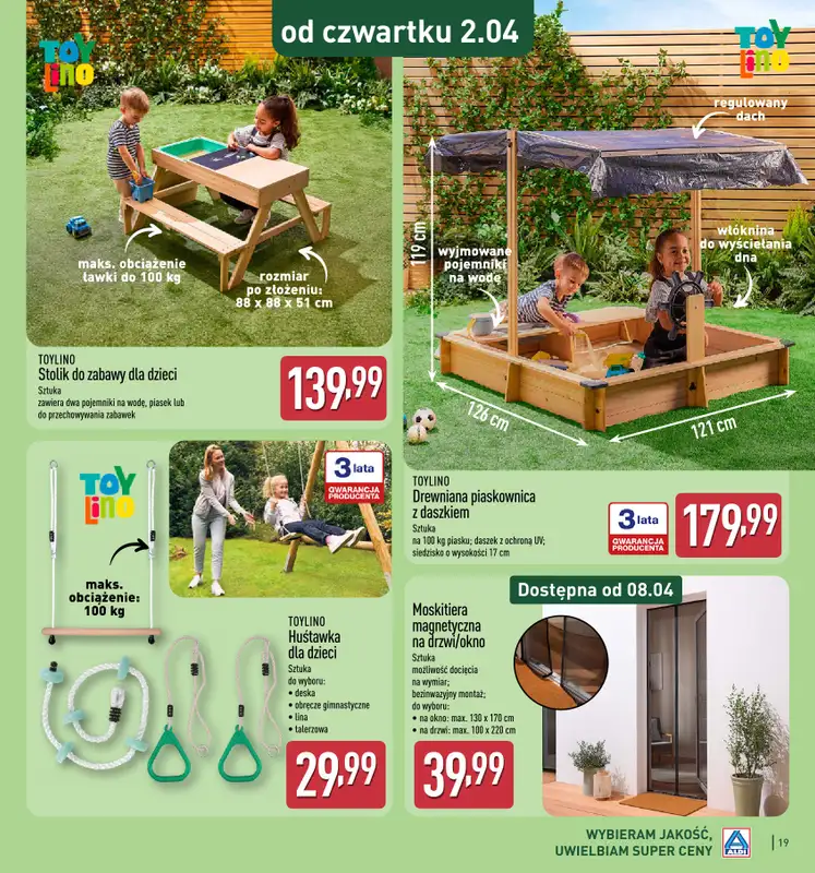 Aldi - gazetka promocyjna Katalog ogrodowy Aldi! od środy 25.02 do soboty 16.05 - strona 19