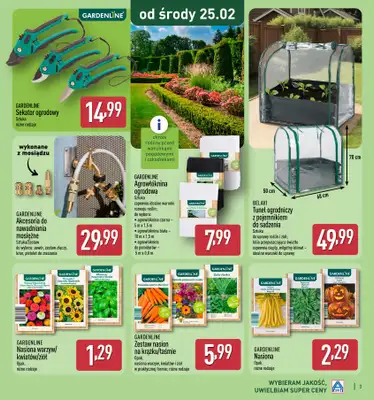 Aldi - gazetka promocyjna Katalog ogrodowy Aldi! od środy 25.02 do soboty 16.05 - strona 3