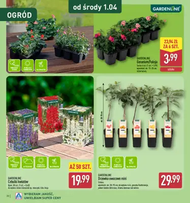 Aldi - gazetka promocyjna Katalog ogrodowy Aldi! od środy 25.02 do soboty 16.05 - strona 20