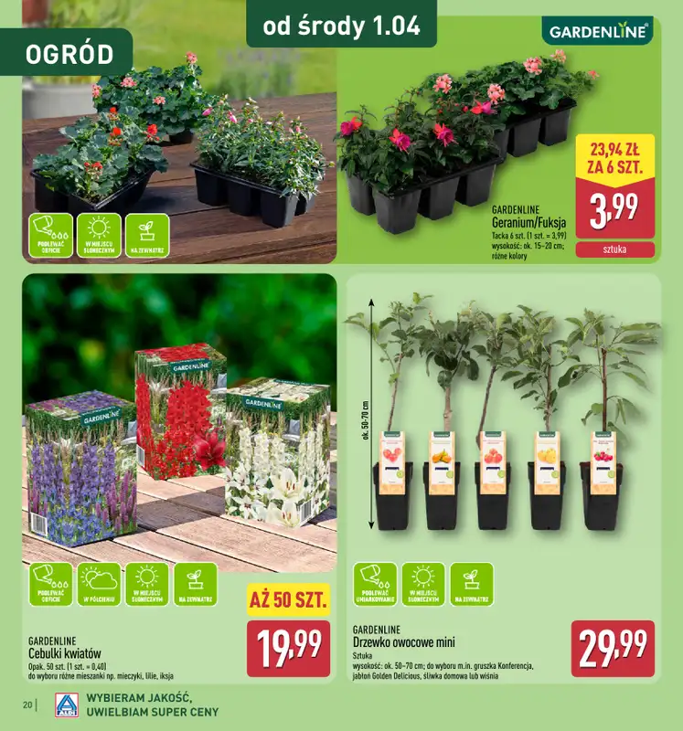 Aldi - gazetka promocyjna Katalog ogrodowy Aldi! od środy 25.02 do soboty 16.05 - strona 20