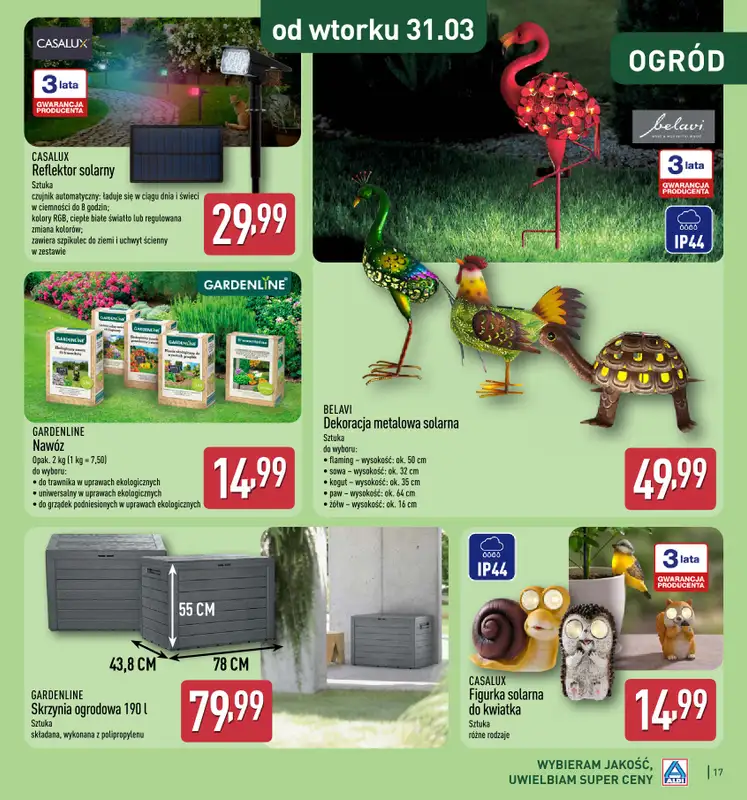 Aldi - gazetka promocyjna Katalog ogrodowy Aldi! od środy 25.02 do soboty 16.05 - strona 17