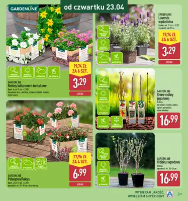 Aldi - gazetka promocyjna Katalog ogrodowy Aldi! od środy 25.02 do soboty 16.05 - strona 27