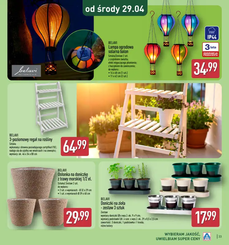 Aldi - gazetka promocyjna Katalog ogrodowy Aldi! od środy 25.02 do soboty 16.05 - strona 33