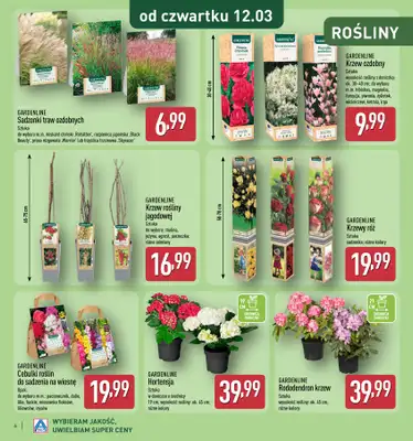 Aldi - gazetka promocyjna Katalog ogrodowy Aldi! od środy 25.02 do soboty 16.05 - strona 6