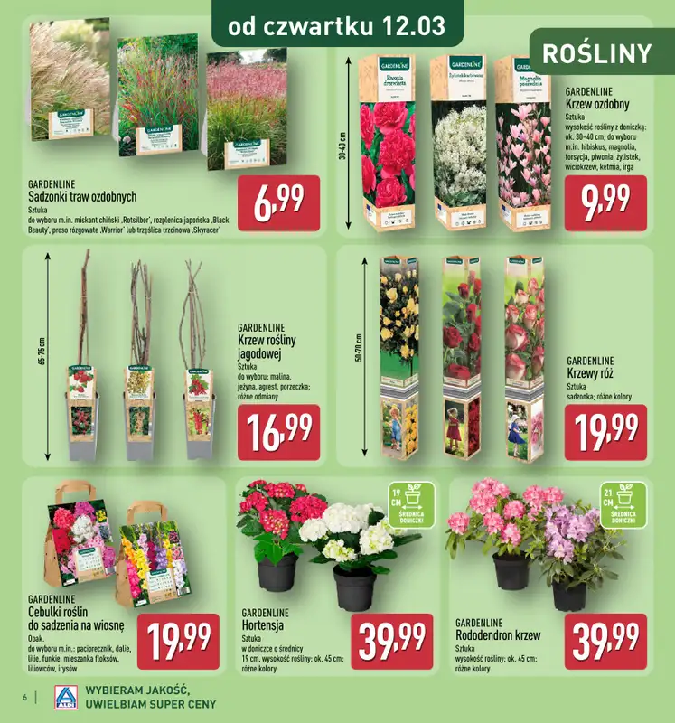 Aldi - gazetka promocyjna Katalog ogrodowy Aldi! od środy 25.02 do soboty 16.05 - strona 6