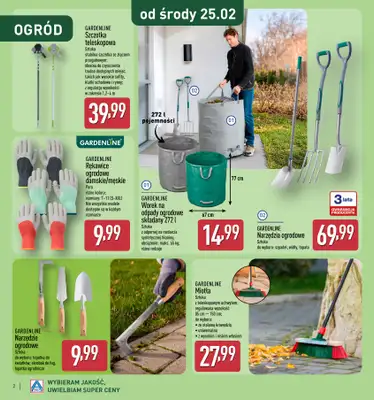Aldi - gazetka promocyjna Katalog ogrodowy Aldi! od środy 25.02 do soboty 16.05 - strona 2