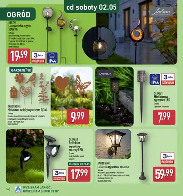 Aldi - gazetka promocyjna Katalog ogrodowy Aldi! od środy 25.02 do soboty 16.05 - strona 36