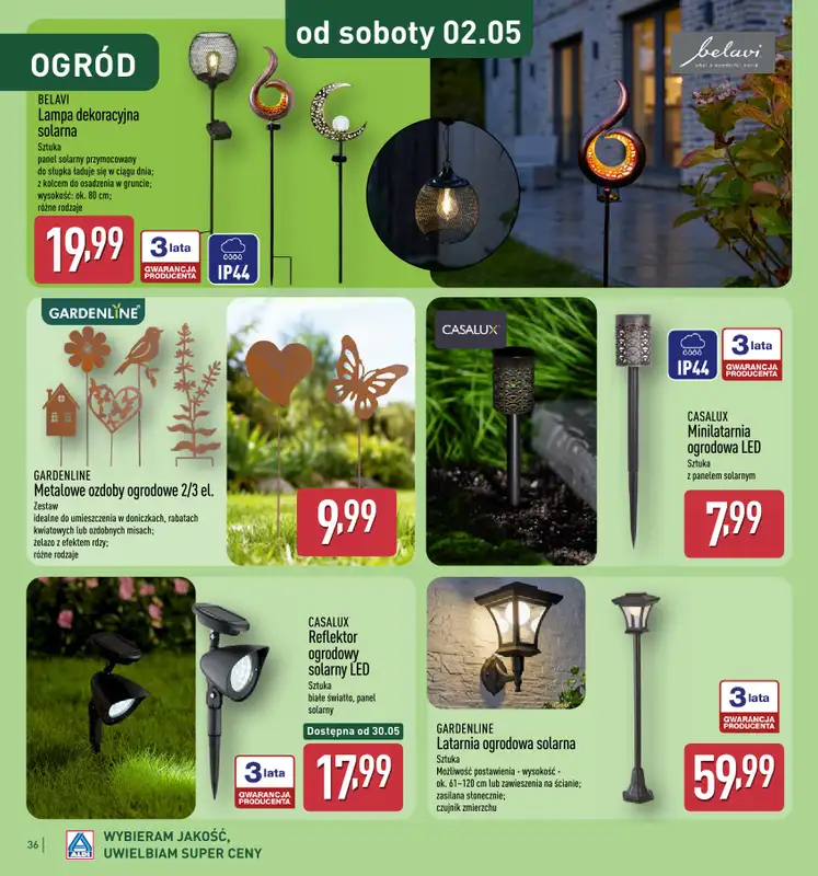 Aldi - gazetka promocyjna Katalog ogrodowy Aldi! od środy 25.02 do soboty 16.05 - strona 36