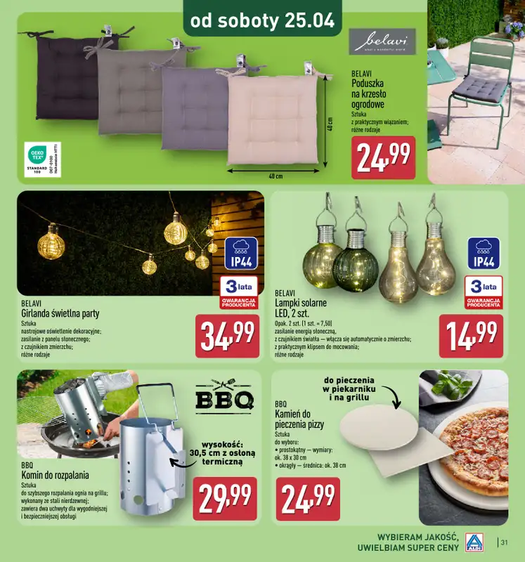 Aldi - gazetka promocyjna Katalog ogrodowy Aldi! od środy 25.02 do soboty 16.05 - strona 31