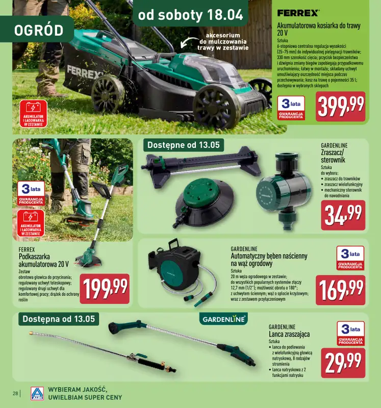 Aldi - gazetka promocyjna Katalog ogrodowy Aldi! od środy 25.02 do soboty 09.05 - strona 28