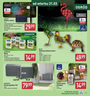 Aldi - gazetka promocyjna Katalog ogrodowy Aldi! od środy 25.02 do soboty 09.05 - strona 17