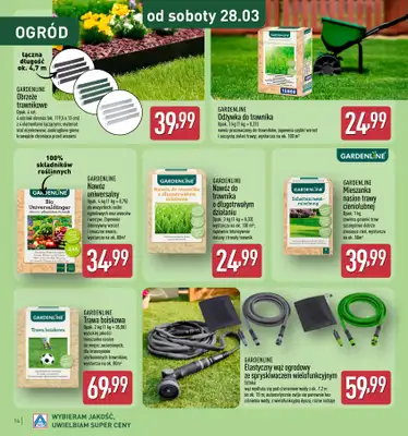 Aldi - gazetka promocyjna Katalog ogrodowy Aldi! od środy 25.02 do soboty 16.05 - strona 14