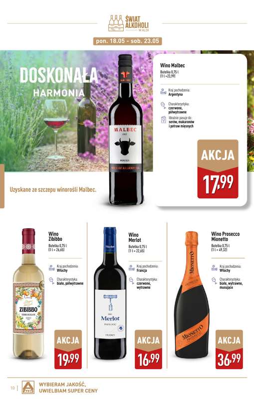 Aldi - gazetka promocyjna Świat alkoholi od poniedziałku 04.05 do soboty 30.05 - strona 10