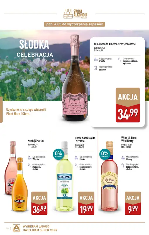 Aldi - gazetka promocyjna Świat alkoholi od poniedziałku 04.05 do soboty 30.05 - strona 18