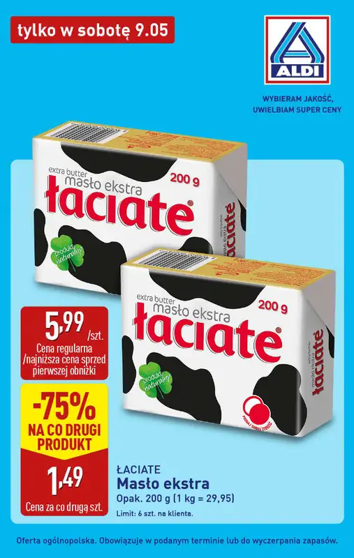 Aldi - gazetka promocyjna Najlepsze oferty na sobotę w Aldi! od soboty 09.05 do soboty 09.05 - strona 4