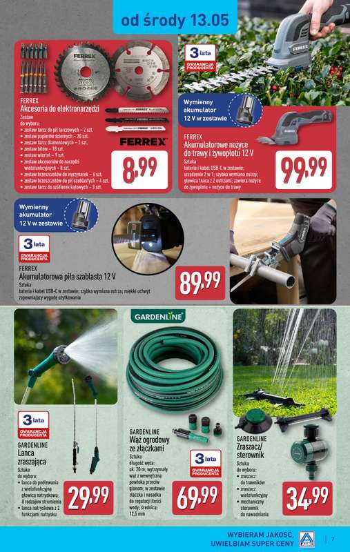 Aldi - gazetka promocyjna Aldi ma to coś! od środy 13.05 do soboty 16.05 - strona 7