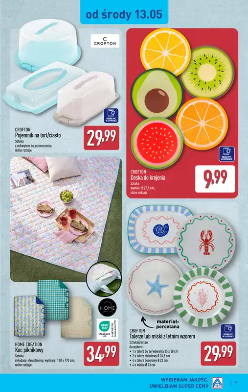 Aldi - gazetka promocyjna Aldi ma to coś! od środy 13.05 do soboty 16.05 - strona 9