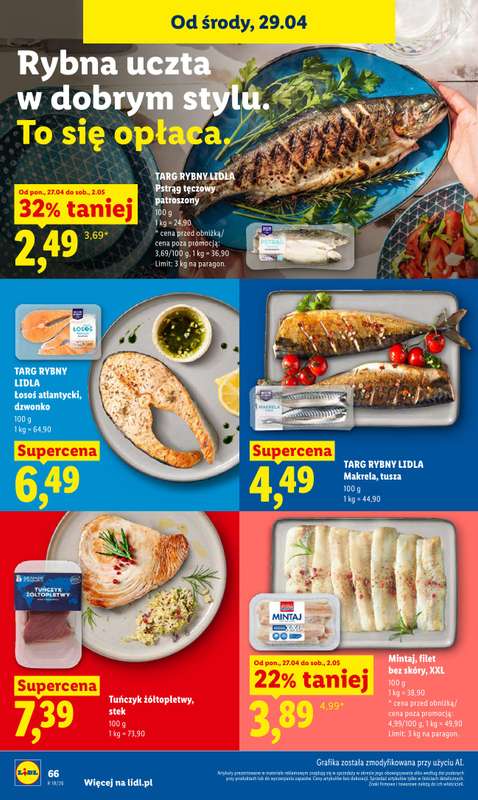 Lidl - gazetka promocyjna Od środy od środy 29.04 do soboty 02.05 - strona 68