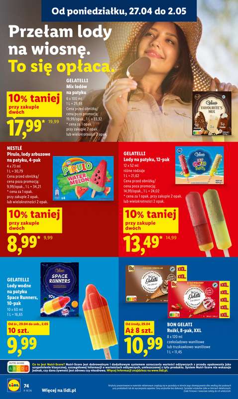 Lidl - gazetka promocyjna Od środy od środy 29.04 do soboty 02.05 - strona 76