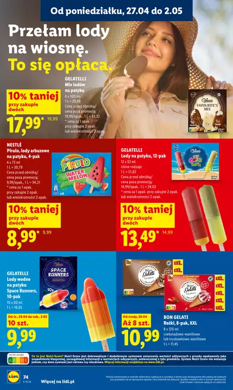 Lidl - gazetka promocyjna Od środy od środy 29.04 do soboty 02.05 - strona 76