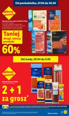 Lidl - gazetka promocyjna Od środy od środy 29.04 do soboty 02.05 - strona 23