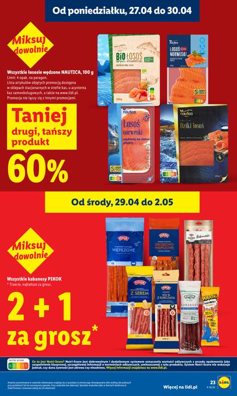 Lidl - gazetka promocyjna Od środy od środy 29.04 do soboty 02.05 - strona 23