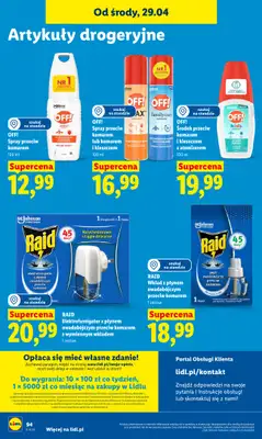 Lidl - gazetka promocyjna Od środy od środy 29.04 do soboty 02.05 - strona 100