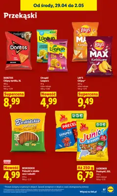 Lidl - gazetka promocyjna Od środy od środy 29.04 do soboty 02.05 - strona 91