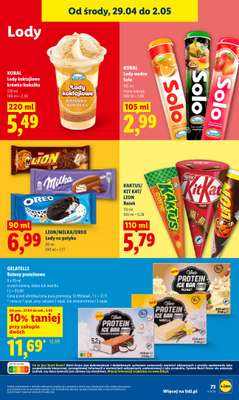 Lidl - gazetka promocyjna Od środy od środy 29.04 do soboty 02.05 - strona 75