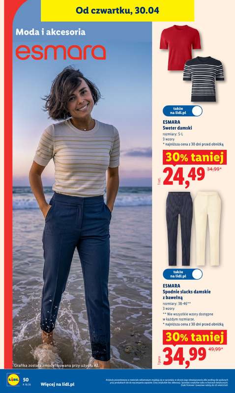 Lidl - gazetka promocyjna Od środy od środy 29.04 do soboty 02.05 - strona 50