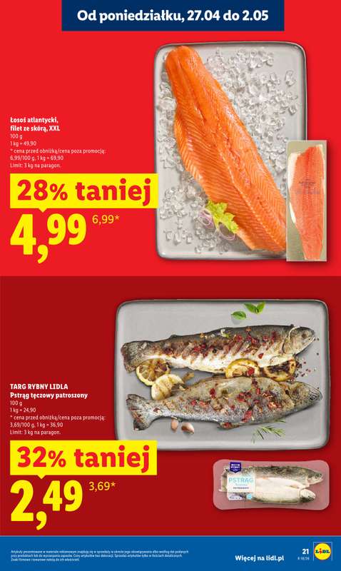 Lidl - gazetka promocyjna Od środy od środy 29.04 do soboty 02.05 - strona 21