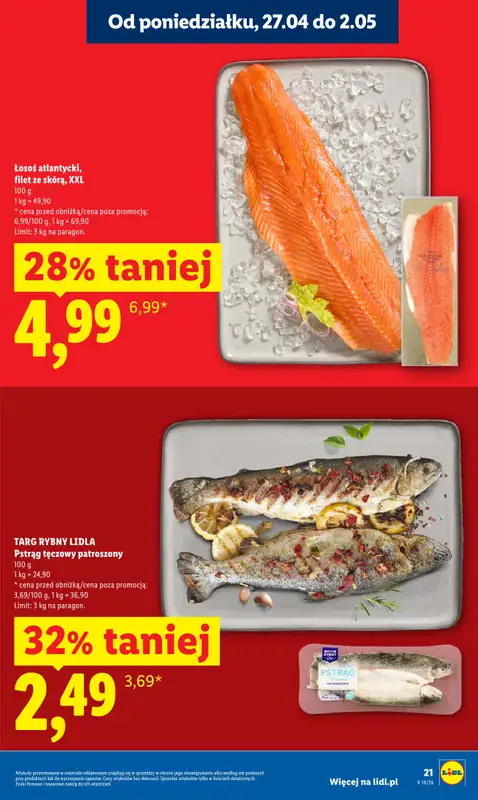 Lidl - gazetka promocyjna Od środy od środy 29.04 do soboty 02.05 - strona 21