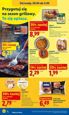Lidl - gazetka promocyjna Od środy od środy 29.04 do soboty 02.05 - strona 14