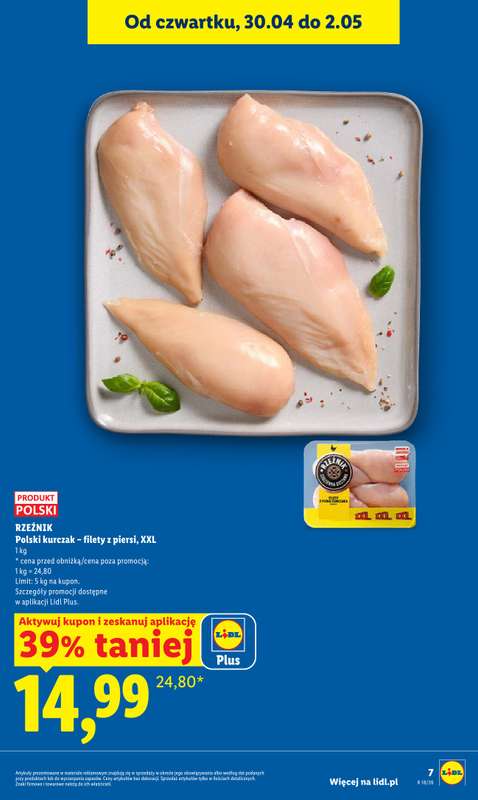 Lidl - gazetka promocyjna Od środy od środy 29.04 do soboty 02.05 - strona 7