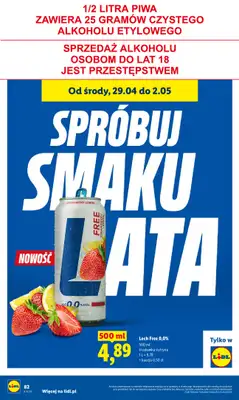 Lidl - gazetka promocyjna Od środy od środy 29.04 do soboty 02.05 - strona 86