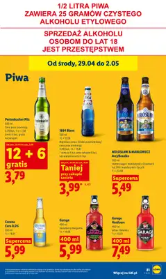Lidl - gazetka promocyjna Od środy od środy 29.04 do soboty 02.05 - strona 85