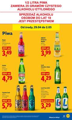 Lidl - gazetka promocyjna Od środy od środy 29.04 do soboty 02.05 - strona 87