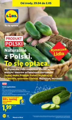 Lidl - gazetka promocyjna Od środy od środy 29.04 do soboty 02.05 - strona 56