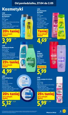Lidl - gazetka promocyjna Od środy od środy 29.04 do soboty 02.05 - strona 97