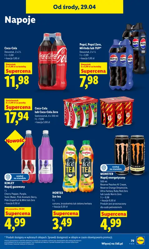 Lidl - gazetka promocyjna Od środy od środy 29.04 do soboty 02.05 - strona 81