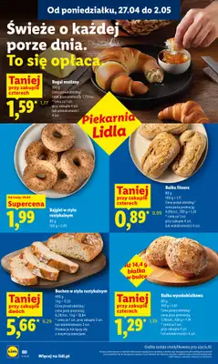 Lidl - gazetka promocyjna Od środy od środy 29.04 do soboty 02.05 - strona 62